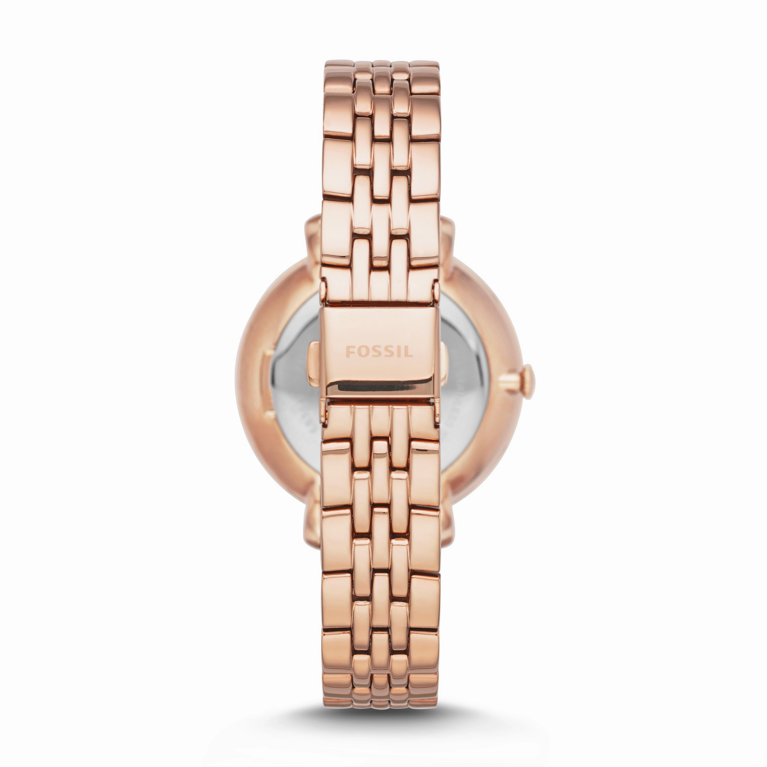 Jacqueline Rose-Tone Stainless Steel Watch