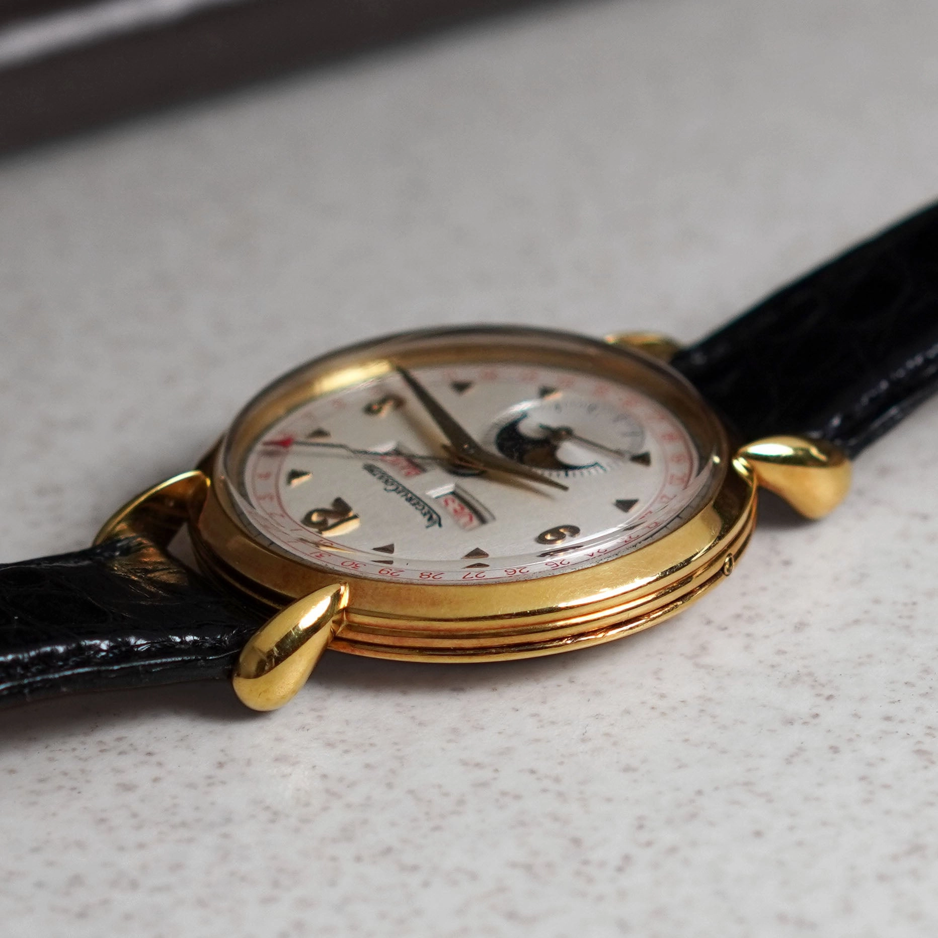 Jaeger-LeCoultre Triple Calendar Moonphase, 150th Anniversary Limited Edition, Yellow Gold