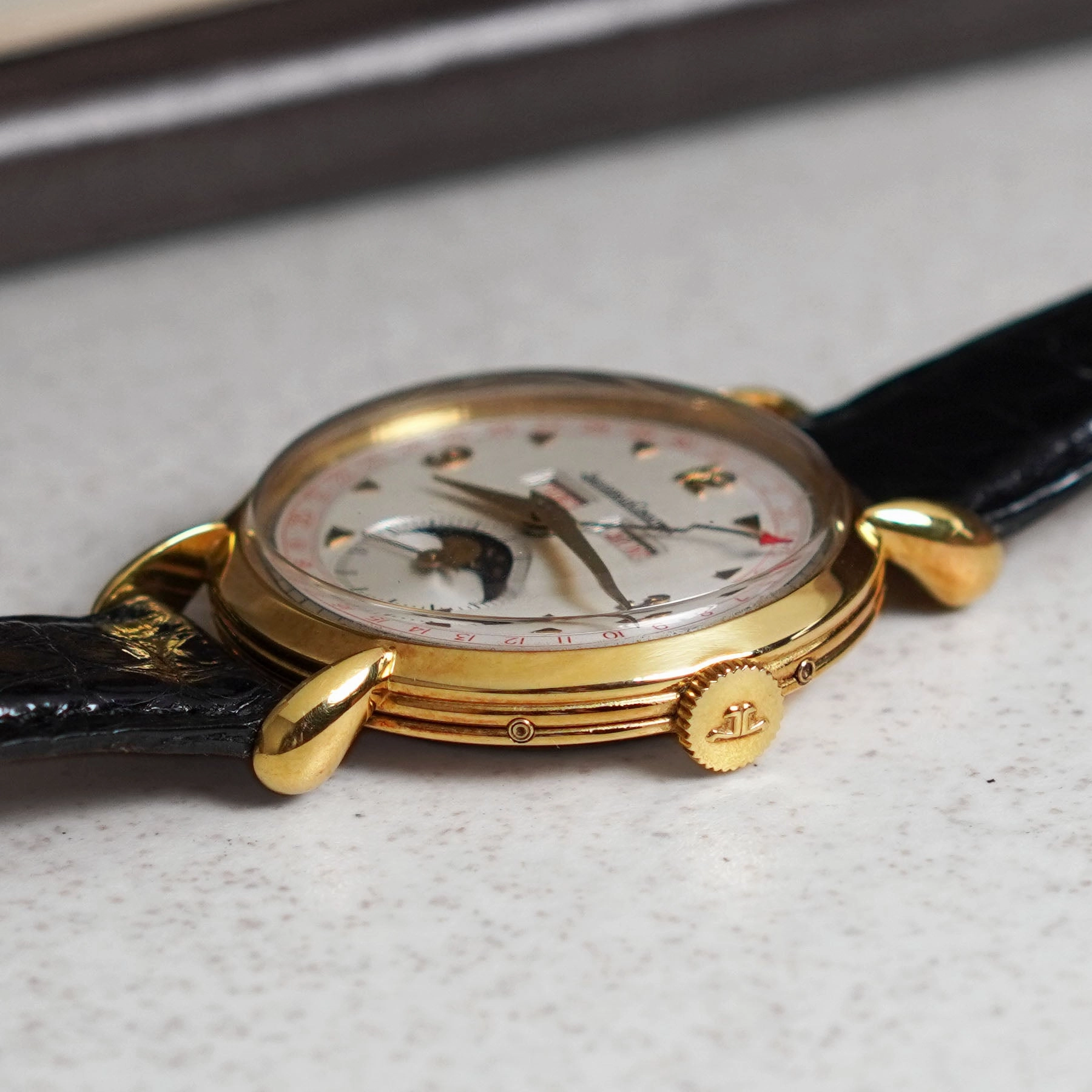 Jaeger-LeCoultre Triple Calendar Moonphase, 150th Anniversary Limited Edition, Yellow Gold