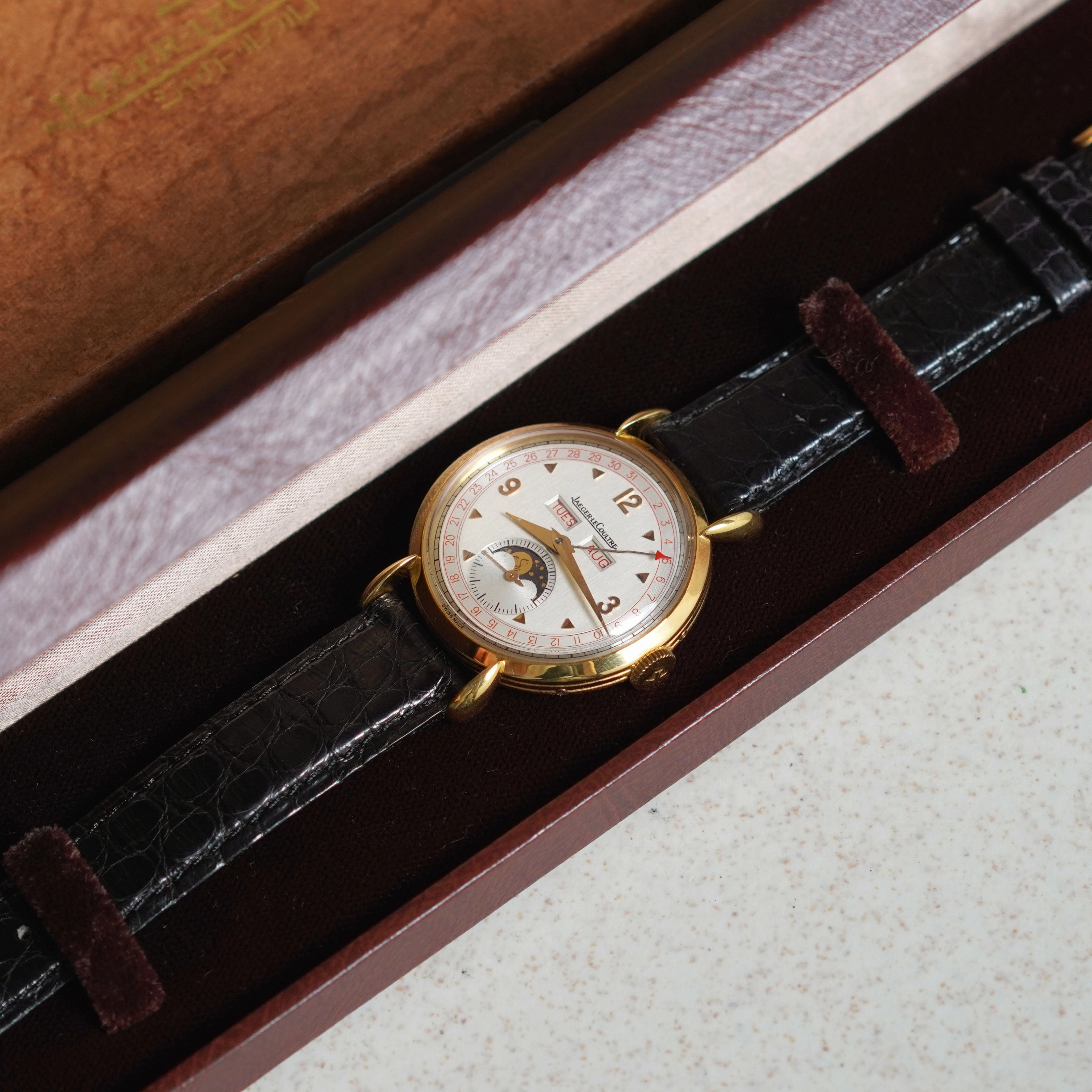 Jaeger-LeCoultre Triple Calendar Moonphase, 150th Anniversary Limited Edition, Yellow Gold