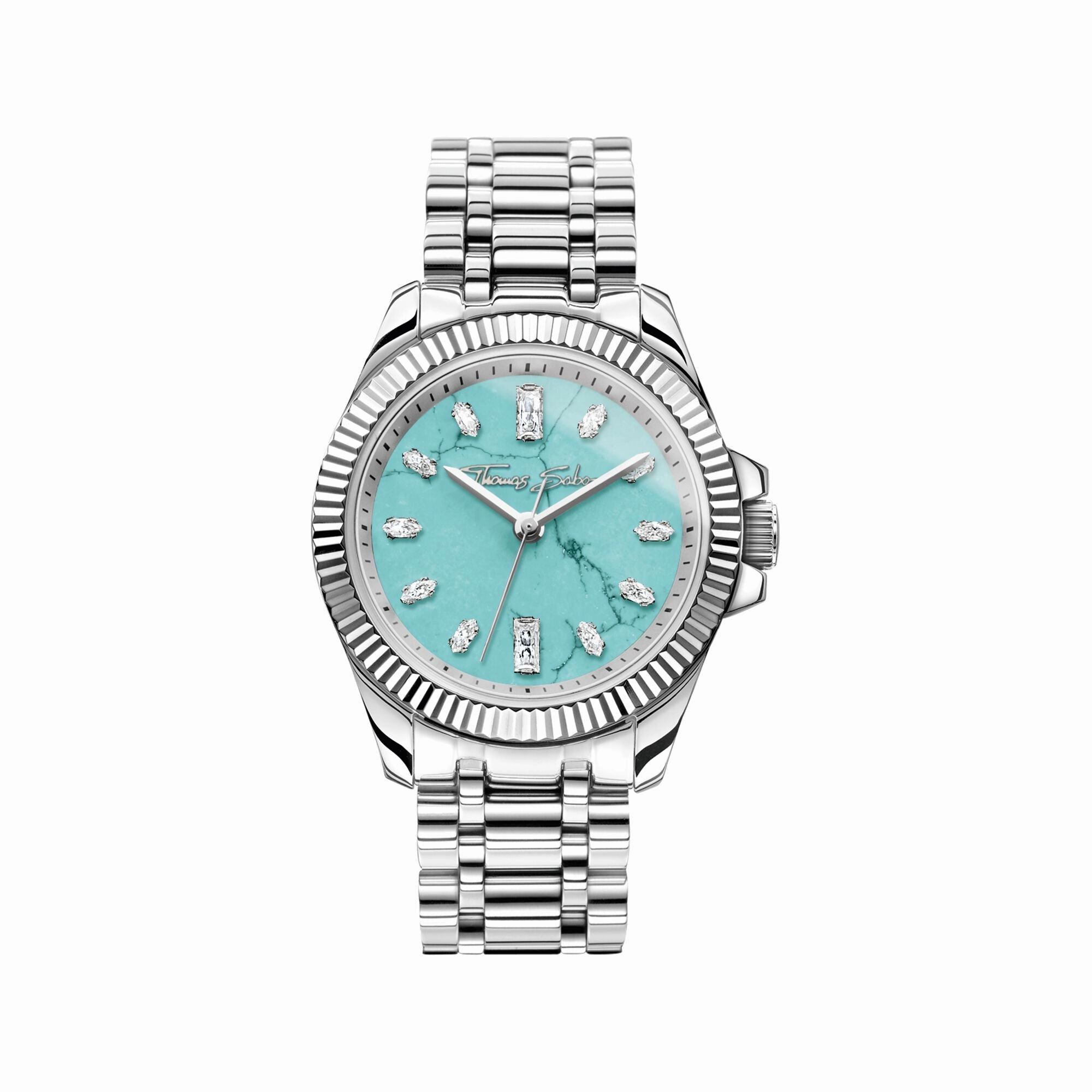 Ladies Imitation Turquoise Divine Watch
