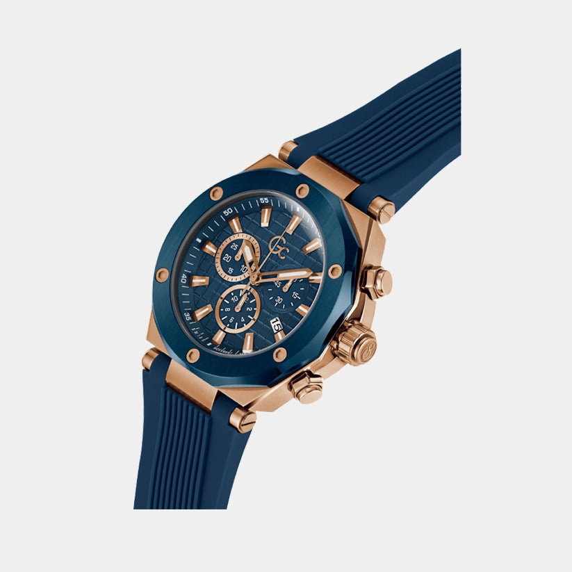 Legacy Men Quartz Blue Dial Chronograph Silicone Watch Z18006G7MF