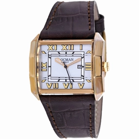 Locman Women's Watch - Classic Silver Dial Brown Leather Strap | 233MOPWH/BR LE