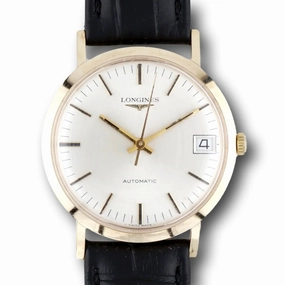 Longines Automatic 9k Gold Dress Watch, Circa 1974