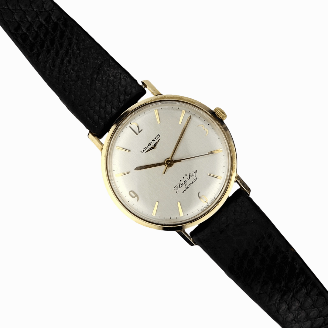 Longines Flagship Automatic 3403 "Big Ship", 9k Gold, 1963