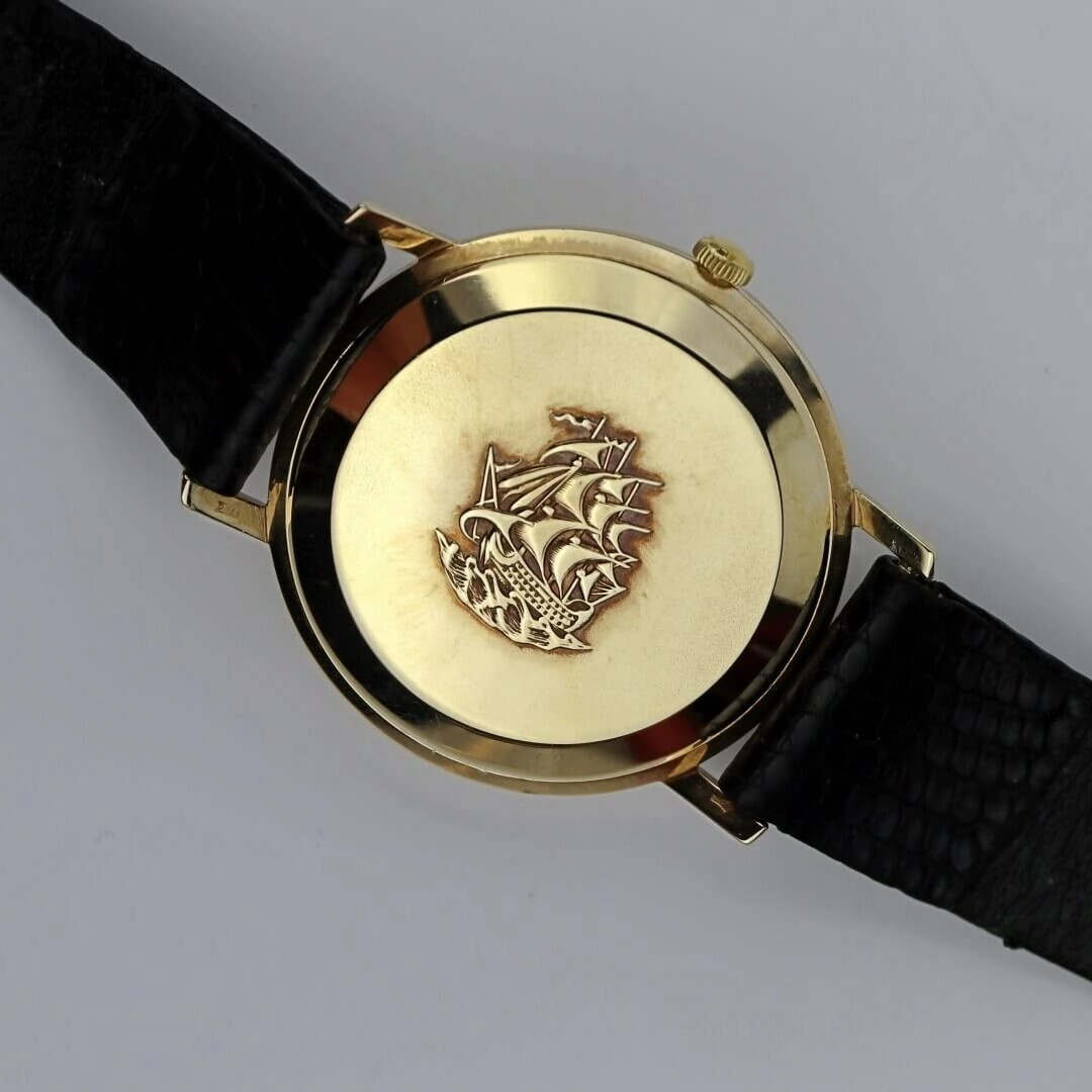 Longines Flagship Automatic 3403 "Big Ship", 9k Gold, 1963