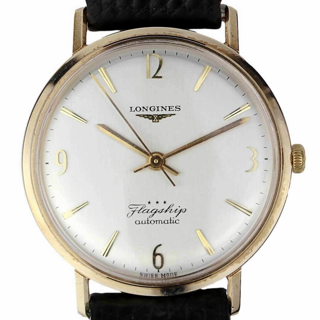 Longines Flagship Automatic 3403 "Big Ship", 9k Gold, 1963