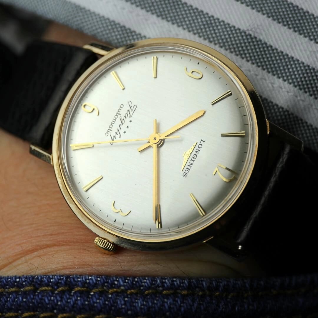 Longines Flagship Automatic 3403 "Big Ship", 9k Gold, 1963