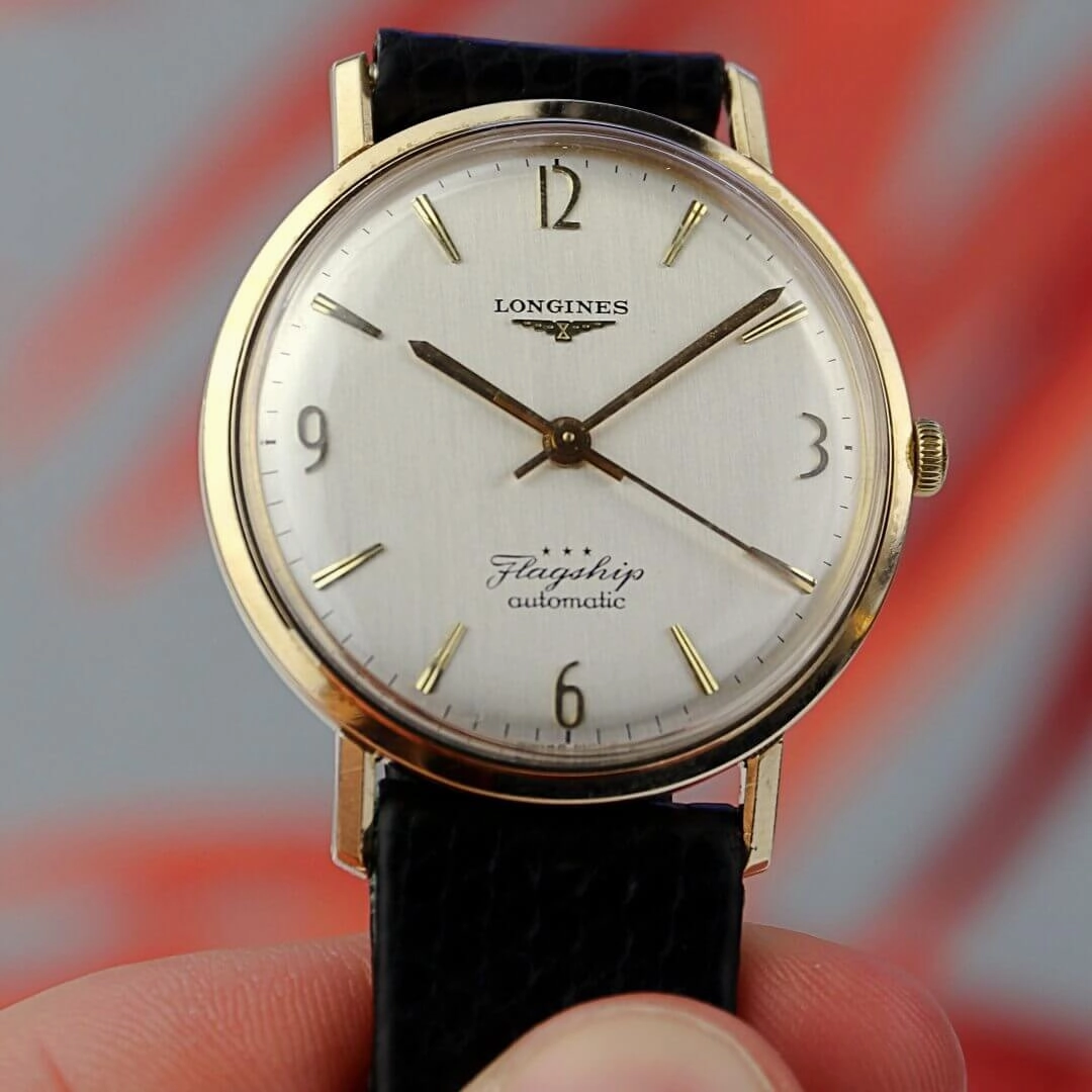 Longines Flagship Automatic 3403 "Big Ship", 9k Gold, 1963
