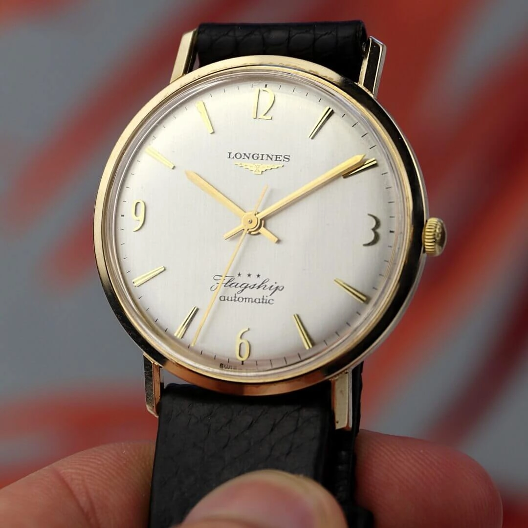 Longines Flagship Automatic 3403 "Big Ship", 9k Gold, 1963