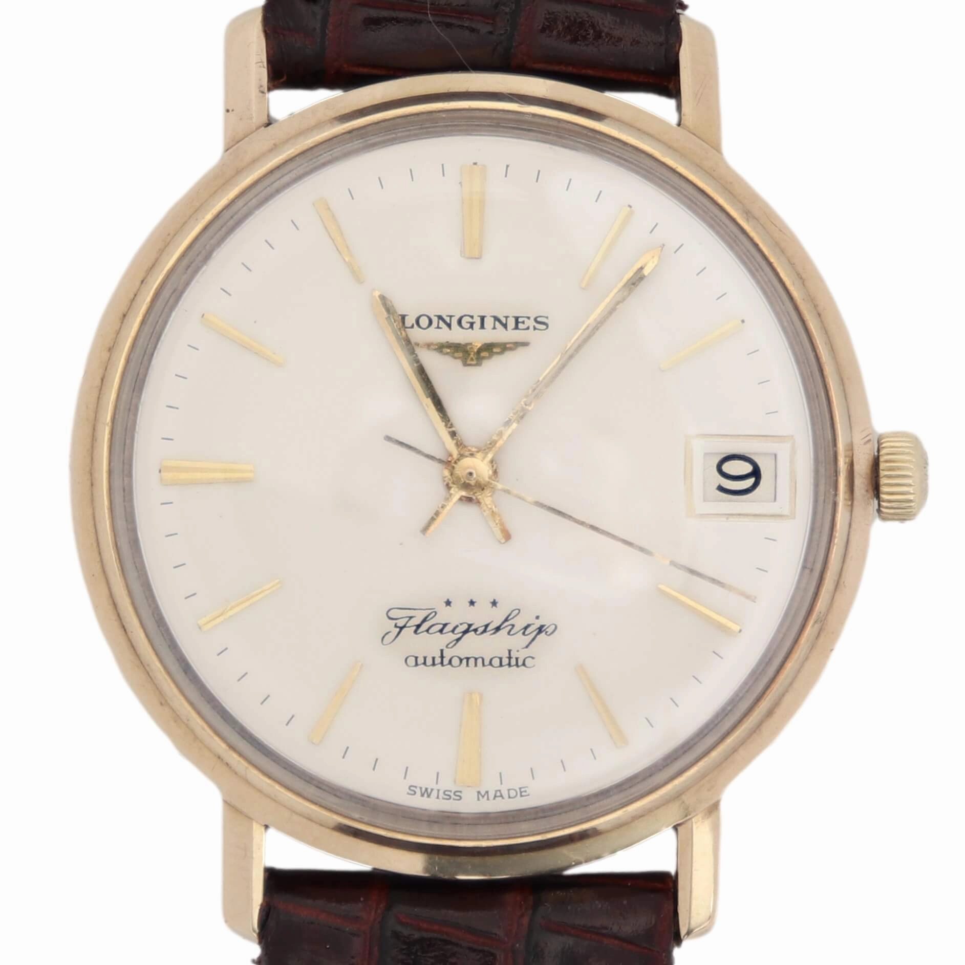 Longines Flagship Ref. 3418 "Big Ship" 9k Gold, 1967