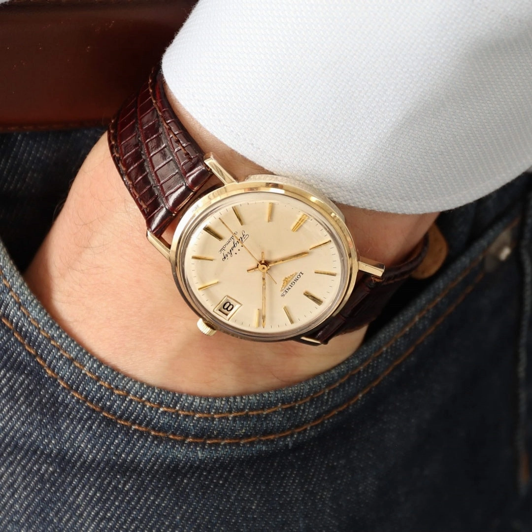 Longines Flagship Ref. 3418 "Big Ship" 9k Gold, 1967