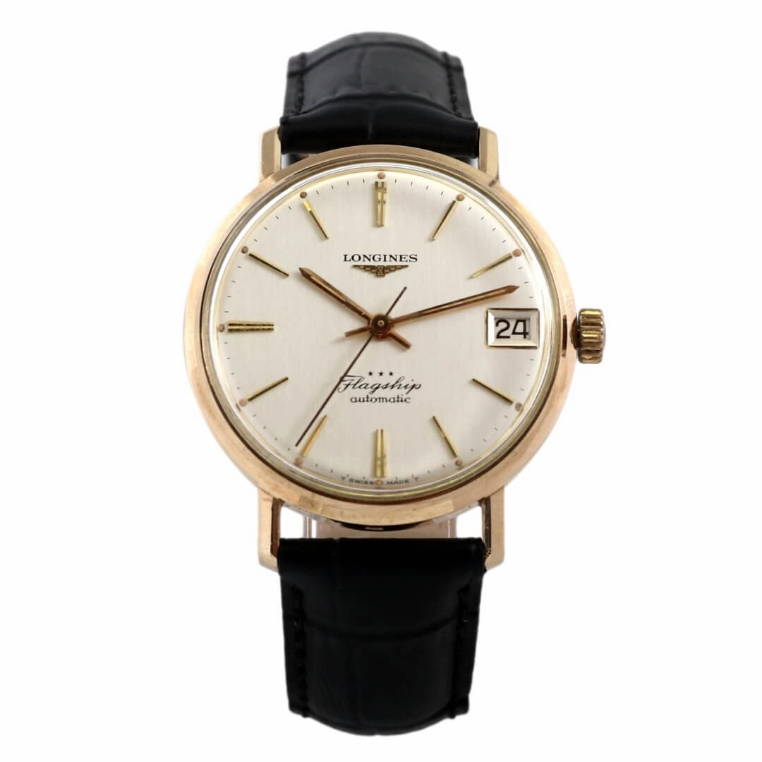 Longines Flagship Ref. 3418 "Big Ship", 1966 9k Gold Vintage Watch
