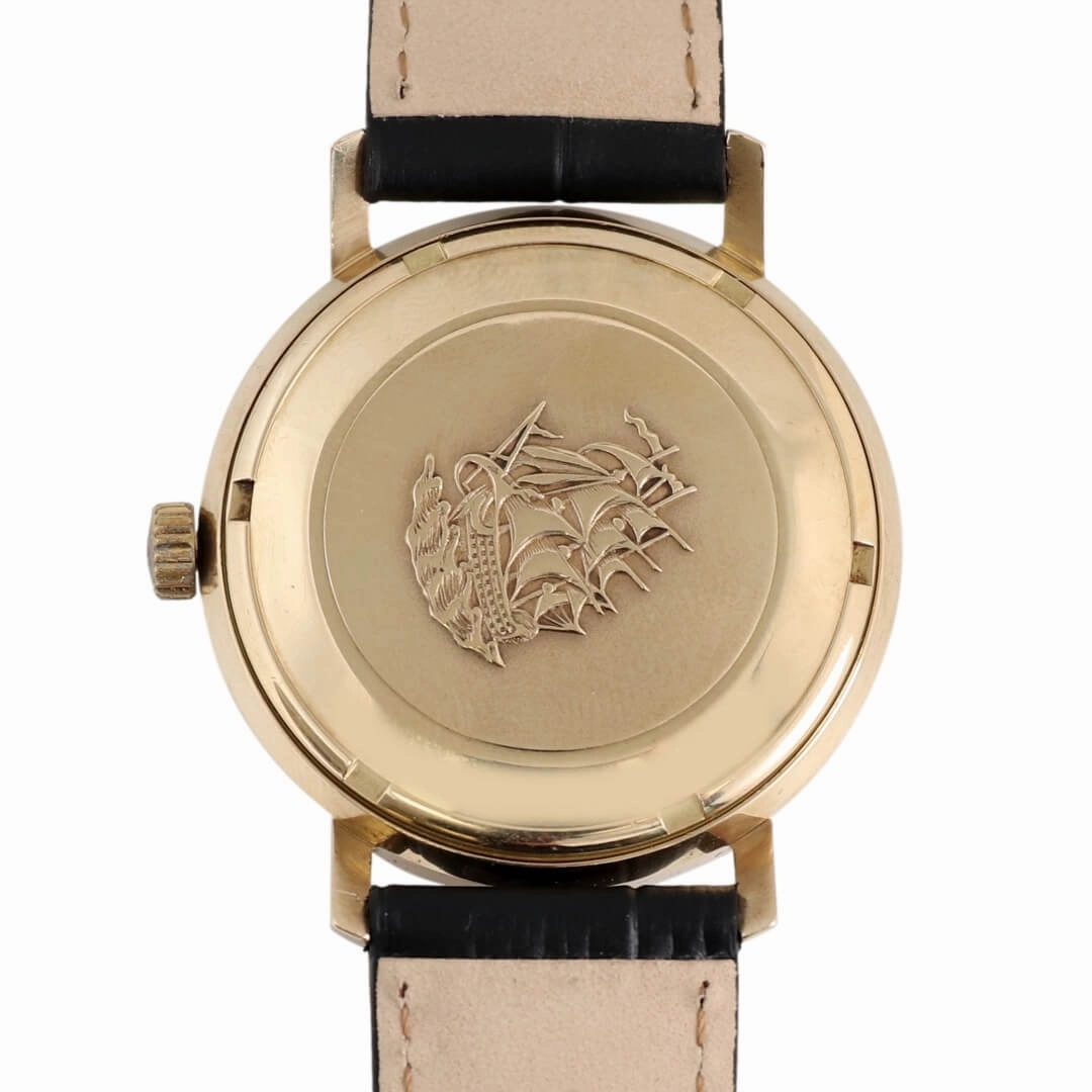 Longines Flagship Ref. 3418 "Big Ship", 1966 9k Gold Vintage Watch