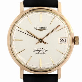 Longines Flagship Ref. 3418 "Big Ship", 1966 9k Gold Vintage Watch