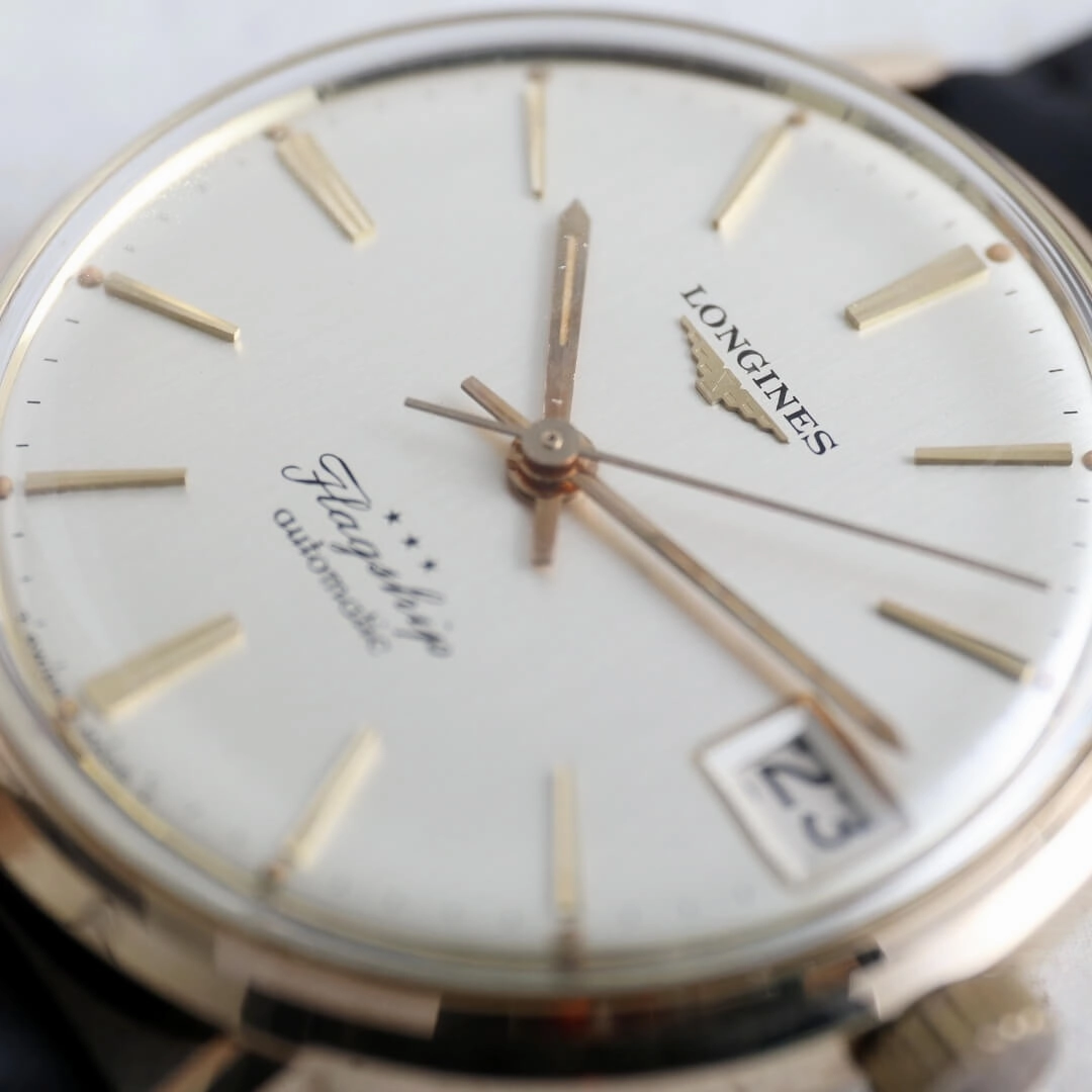 Longines Flagship Ref. 3418 "Big Ship", 1966 9k Gold Vintage Watch