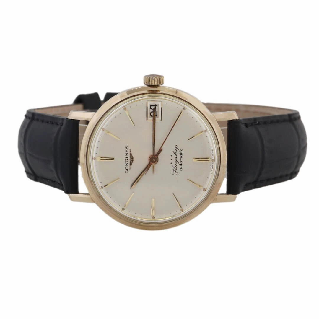 Longines Flagship Ref. 3418 "Big Ship", 1966 9k Gold Vintage Watch