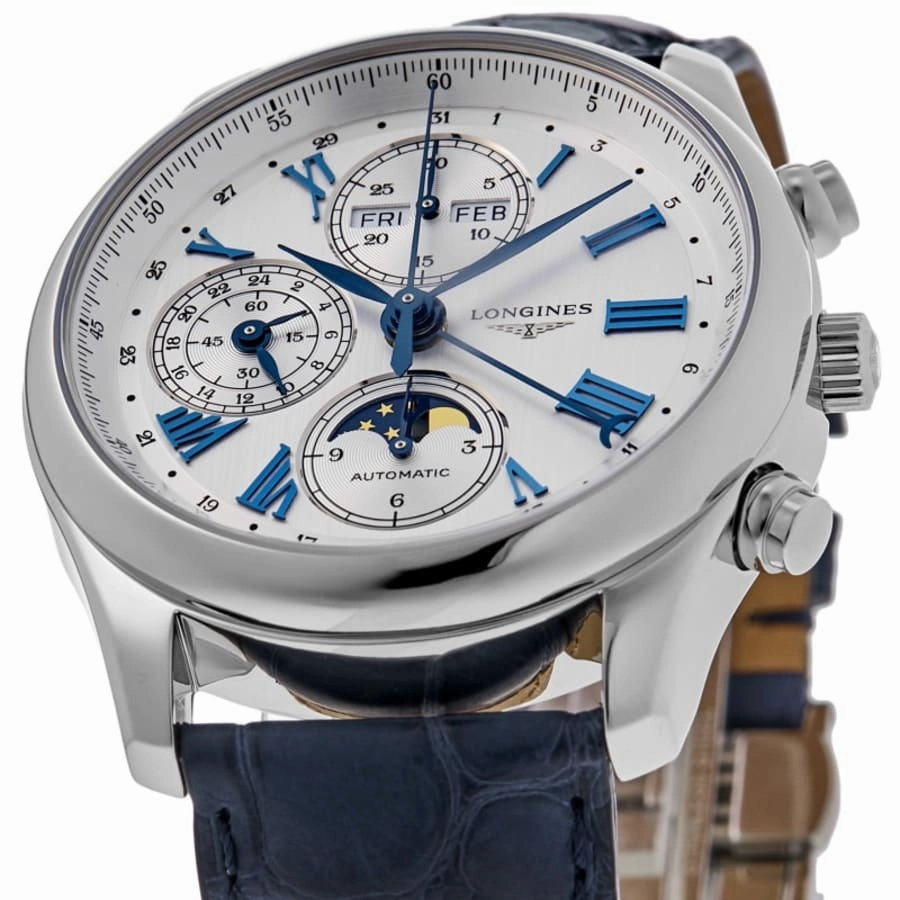 Longines Master Collection Automatic 40mm Silver Dial Leather Strap Men's Watch L2.673.4.71.2