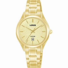 Lorus Ladies Gold PVD Silver Dial Watch
