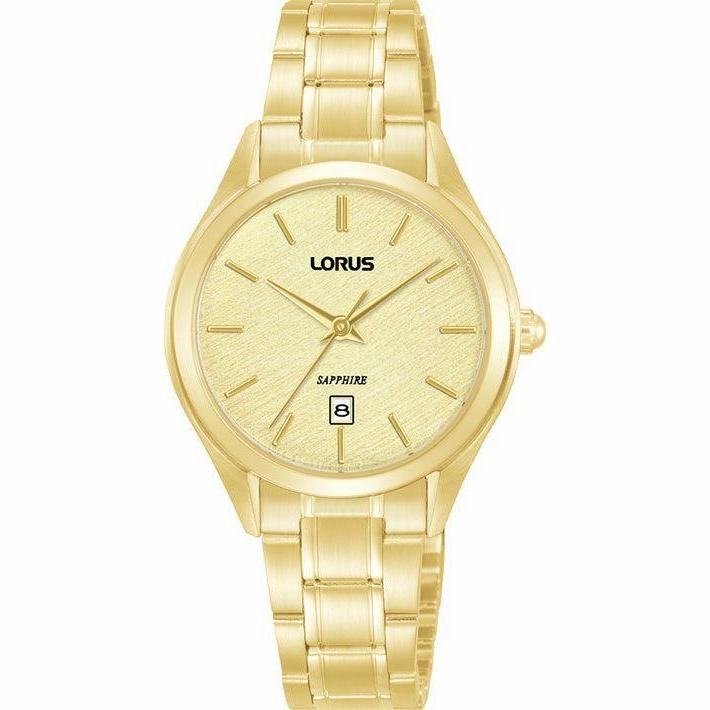 Lorus Ladies Gold PVD Silver Dial Watch