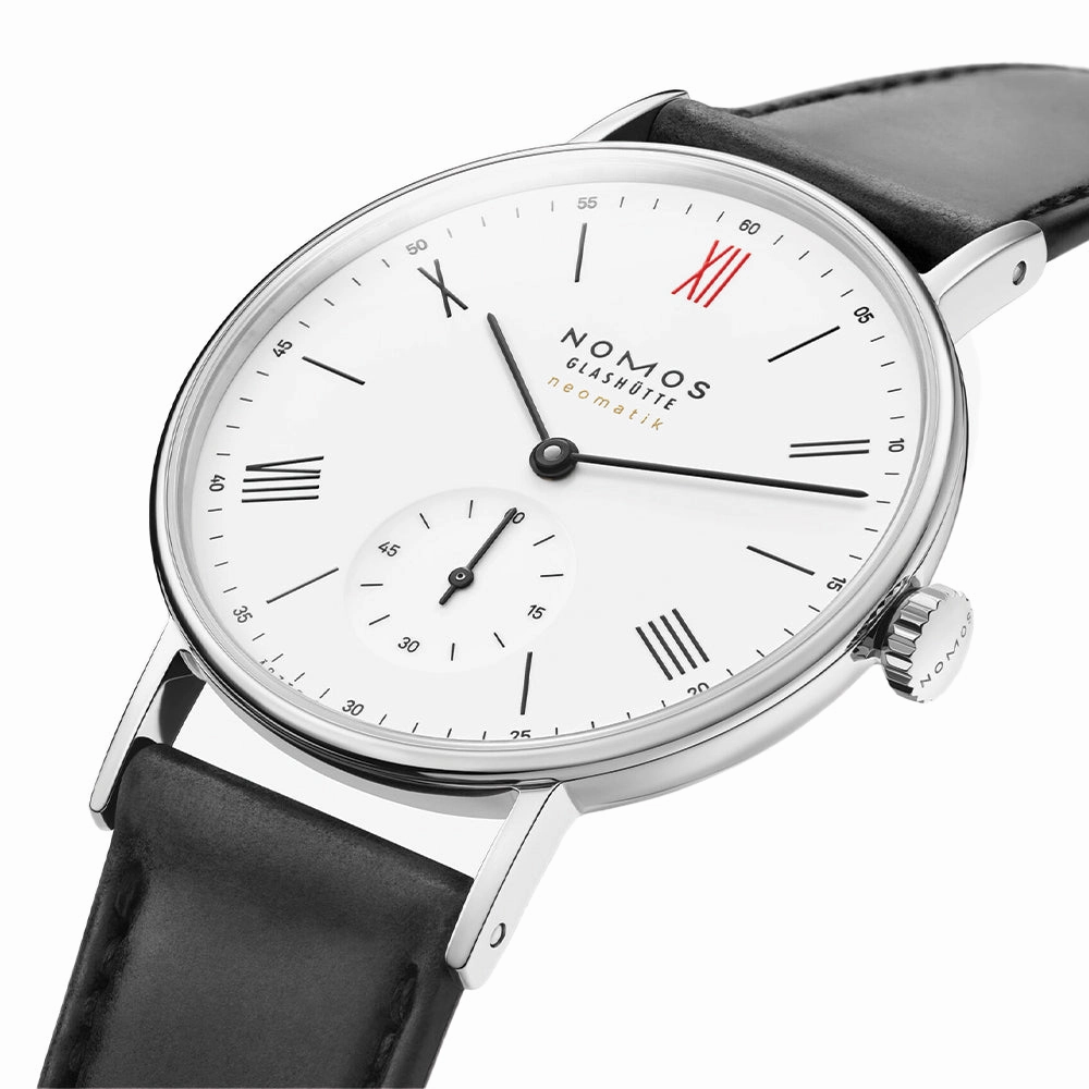 Ludwig Neomatik fr rzte Ohne Grenzen 36.4mm - White on Leather Strap