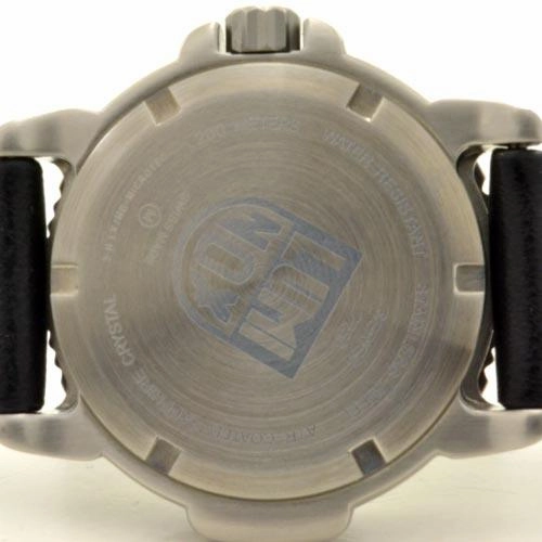 Luminox 7261 Women's Colormark Black Dial Leather Strap Watch