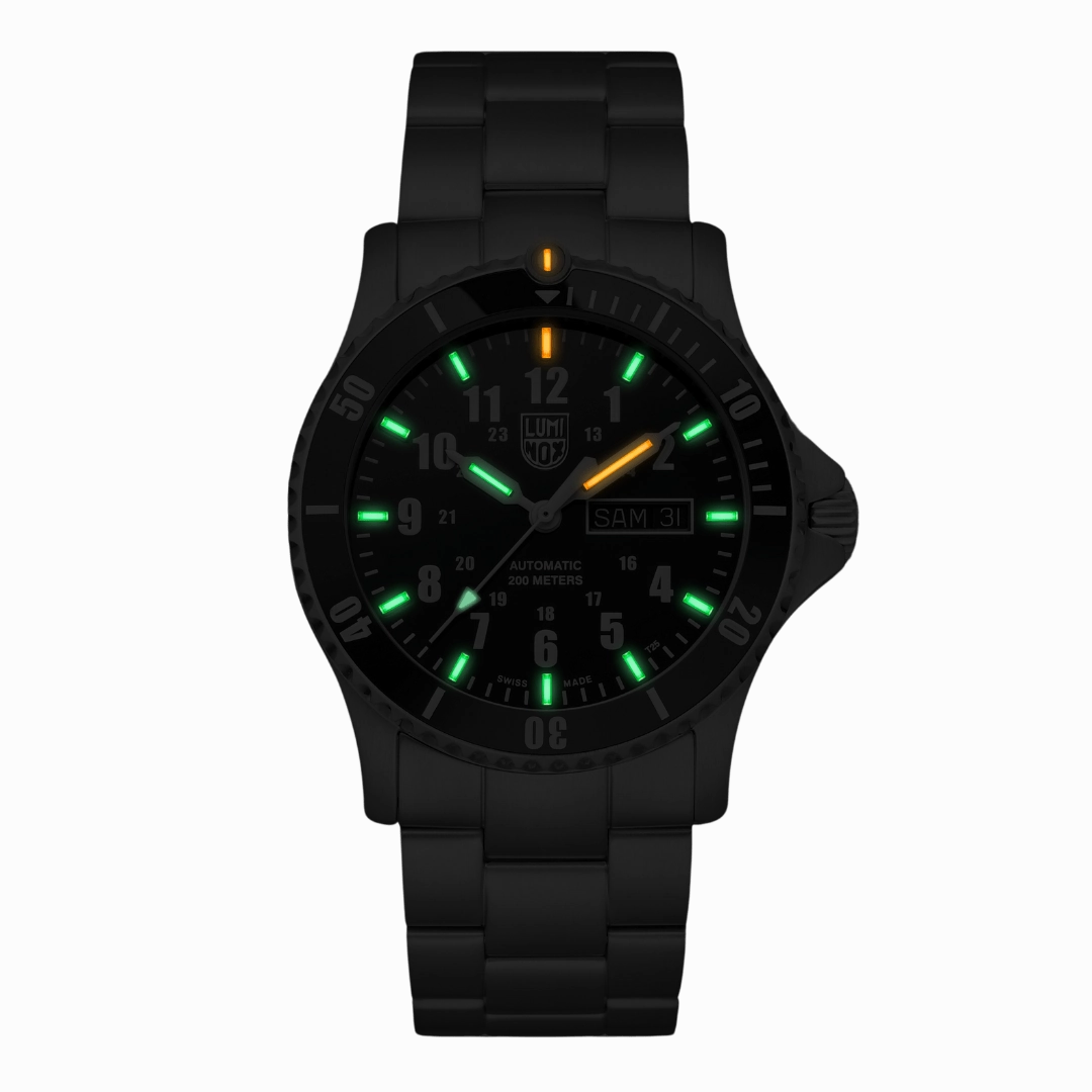 Luminox Automatic Sport Timer Black Dial Stainless Steel Watch XS.0921.M