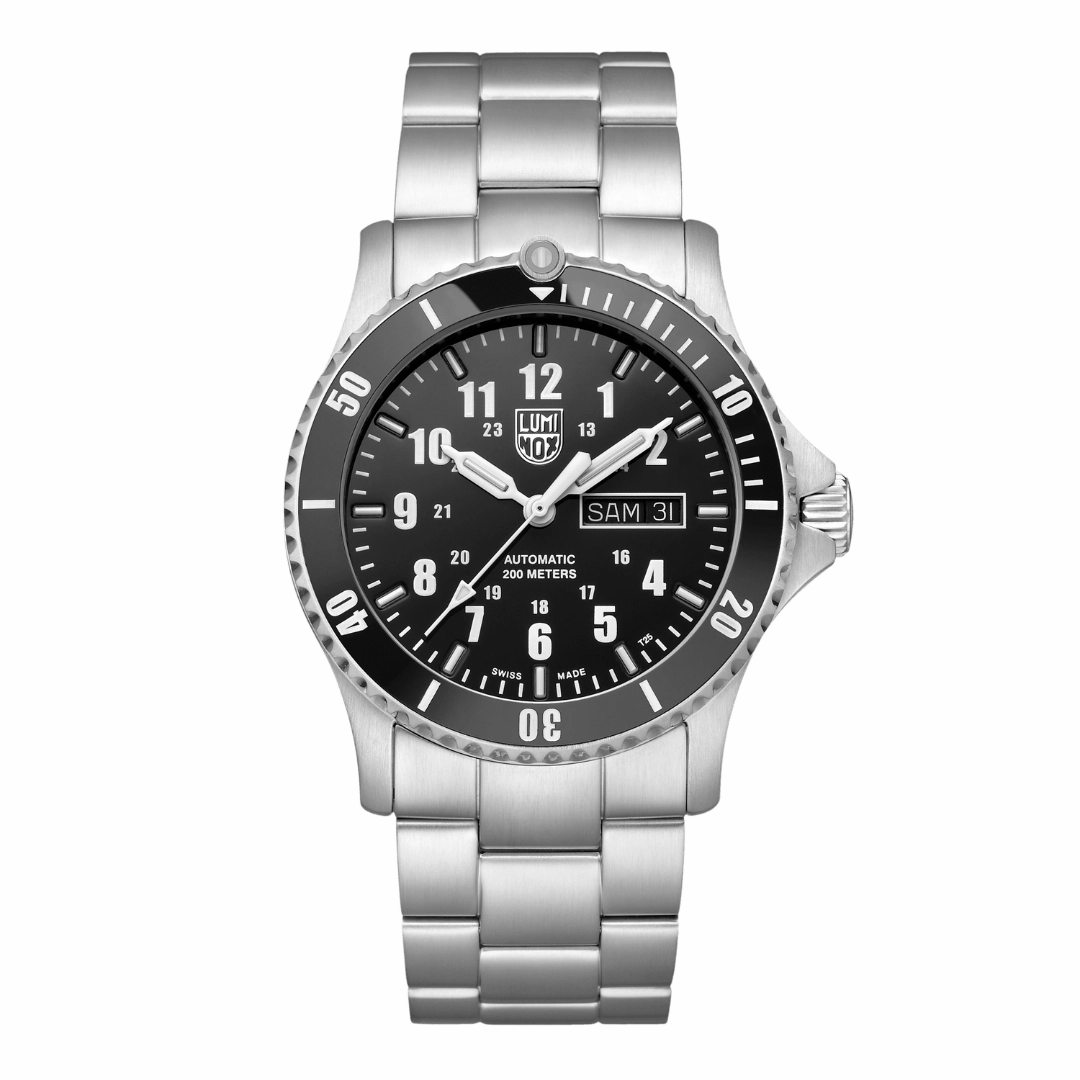 Luminox Automatic Sport Timer Black Dial Stainless Steel Watch XS.0921.M