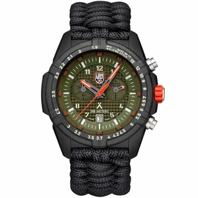 Luminox Chronograph Watch Bear Grylls Quartz Green Dial Strap | 3798.MI