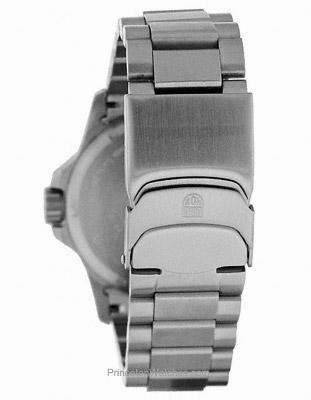 Luminox Field Time Date Watch - Black Dial - Stainless Steel Bracelet