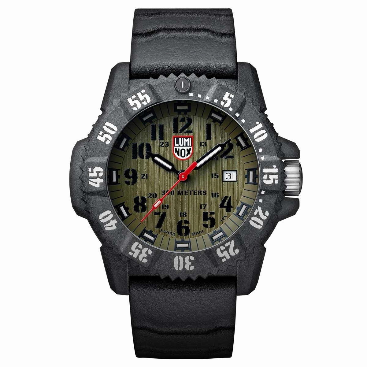 Luminox Master Carbon Seal 3800 Men's Green Dial Watch | 3813