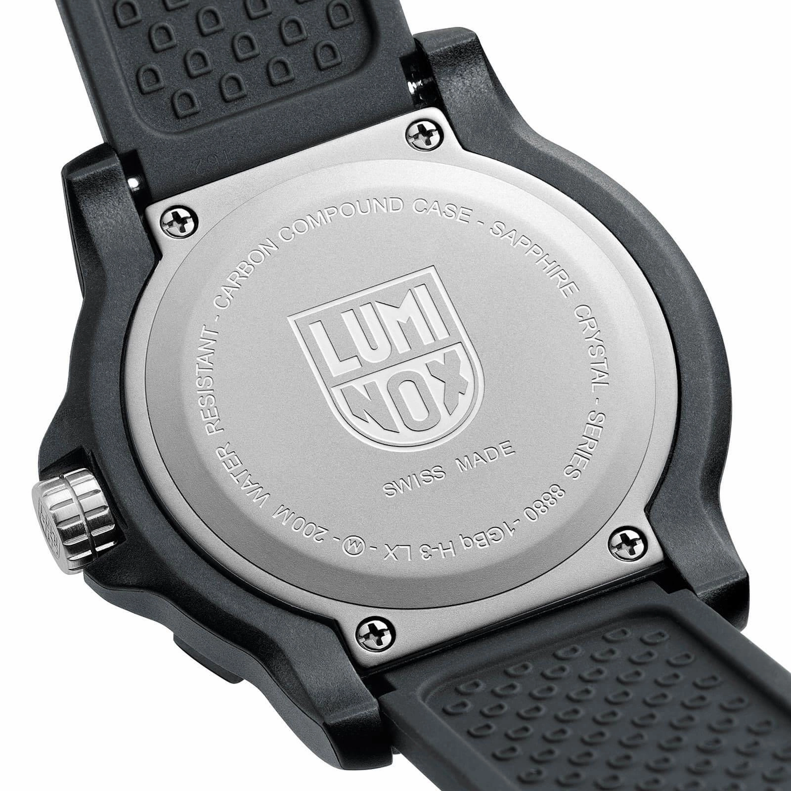 Luminox Men's 8881 Black Ops Watch - Black Dial Rubber Strap