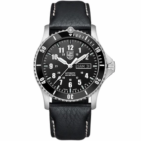 Luminox Men's Automatic Sport Timer Black Dial Leather Strap | XS.0921