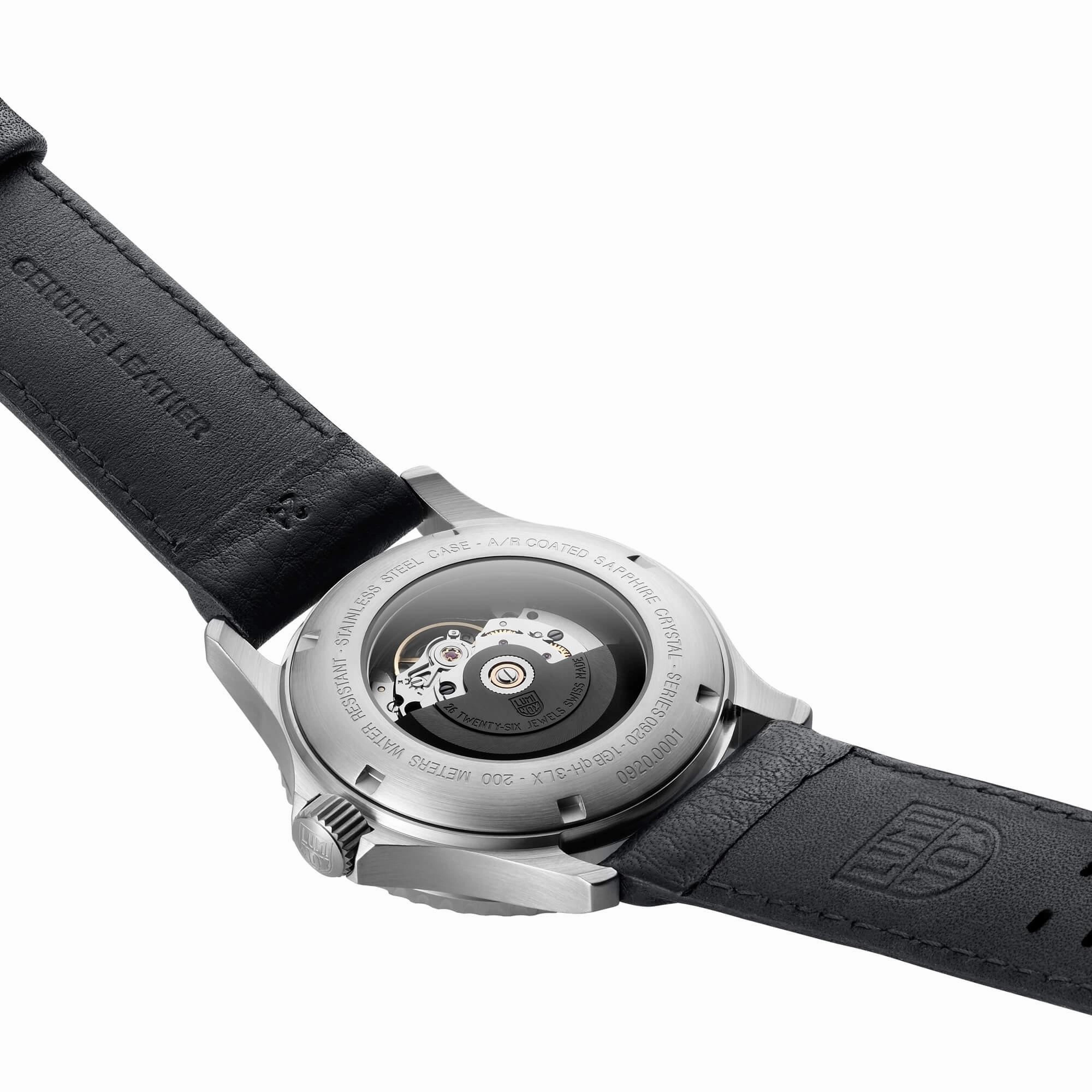 Luminox Men's Automatic Sport Timer Black Dial Leather Strap | XS.0921