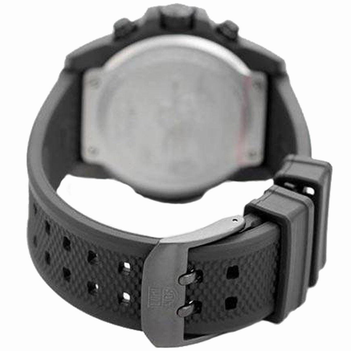 Luminox Men's Chronograph Watch - Navy Seal Black and Red Dial Strap | 3581.EY