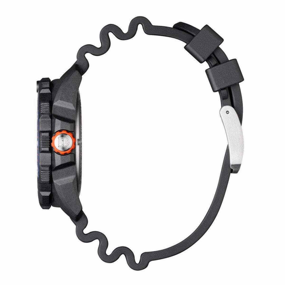 Luminox Men's Quartz Watch - Bear Grylls Survival Sea Series Black Dial Strap | 3723