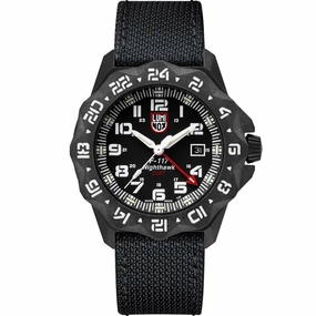 Luminox Men's Quartz Watch - F-117 Nighthawk Rotating Bezel Black Strap | 6441