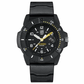 Luminox Men's Quartz Watch - Navy Seal 3600 Series Black Dial Strap Dive | 3601