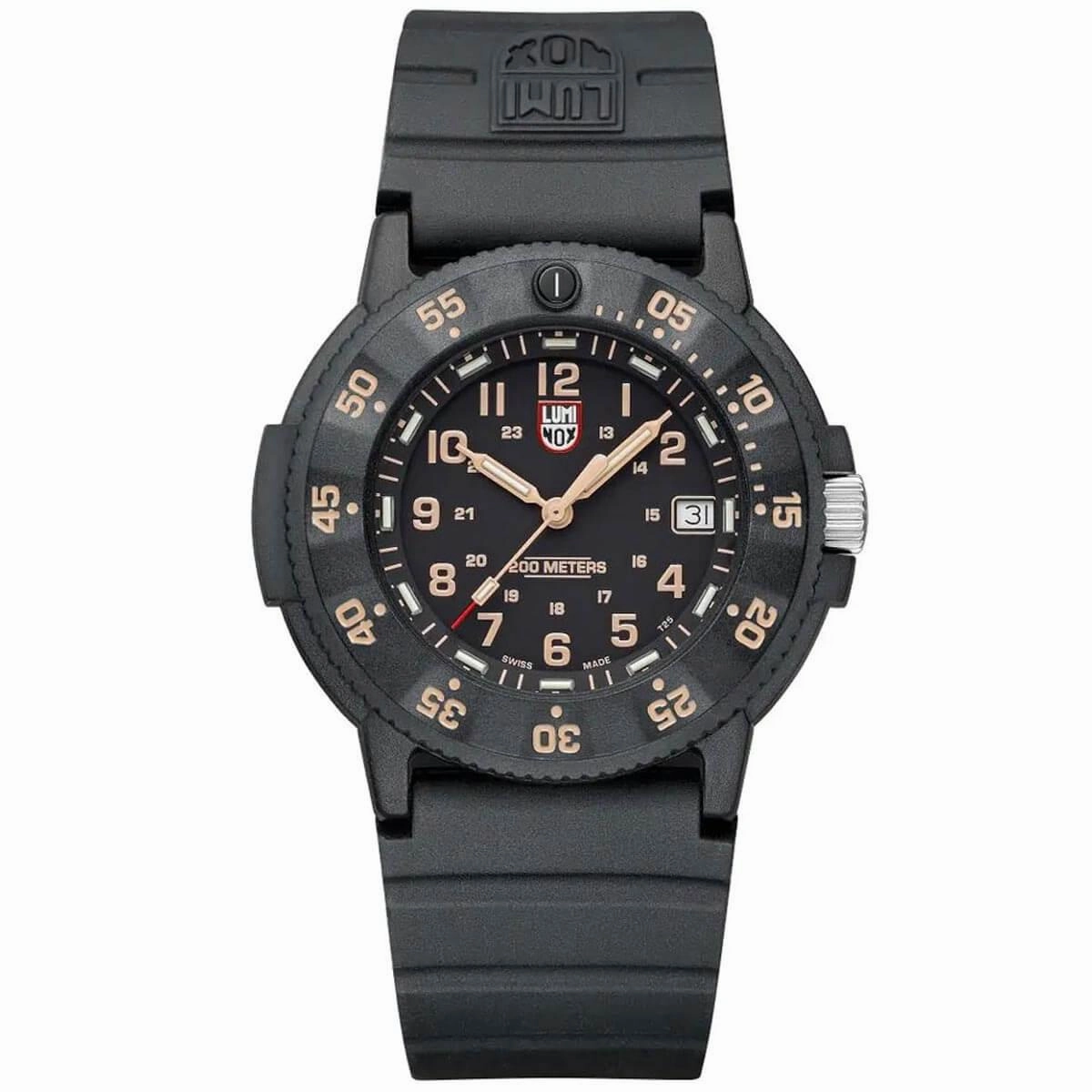 Luminox Men's Quartz Watch - Navy Seal Evo Rotating Bezel Rubber Strap | 3001.EVO.OR