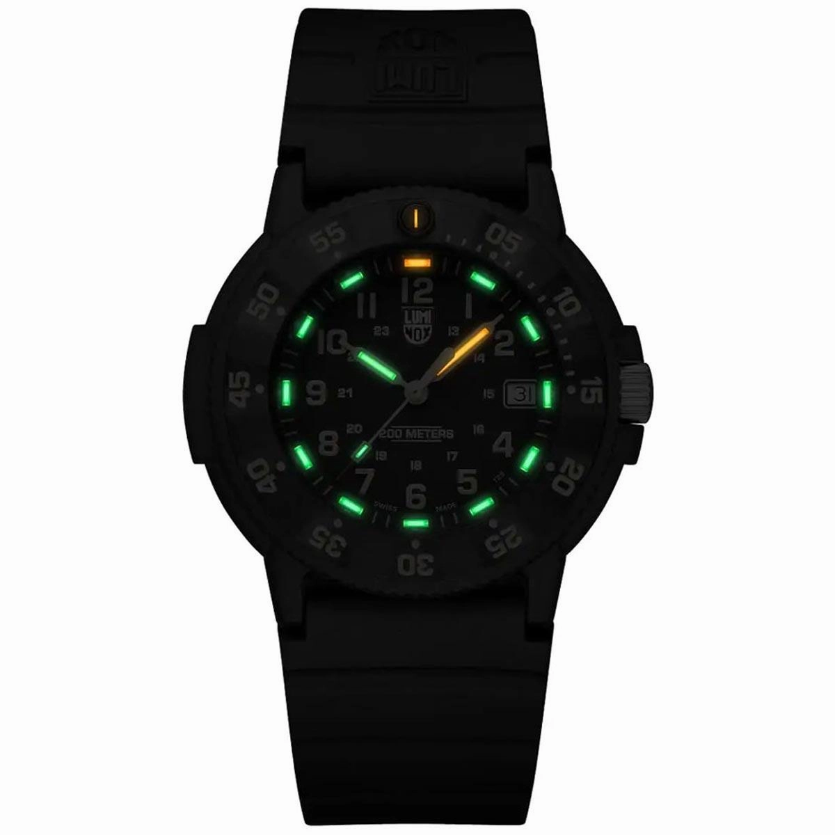 Luminox Men's Quartz Watch - Navy Seal Evo Rotating Bezel Rubber Strap | 3001.EVO.OR