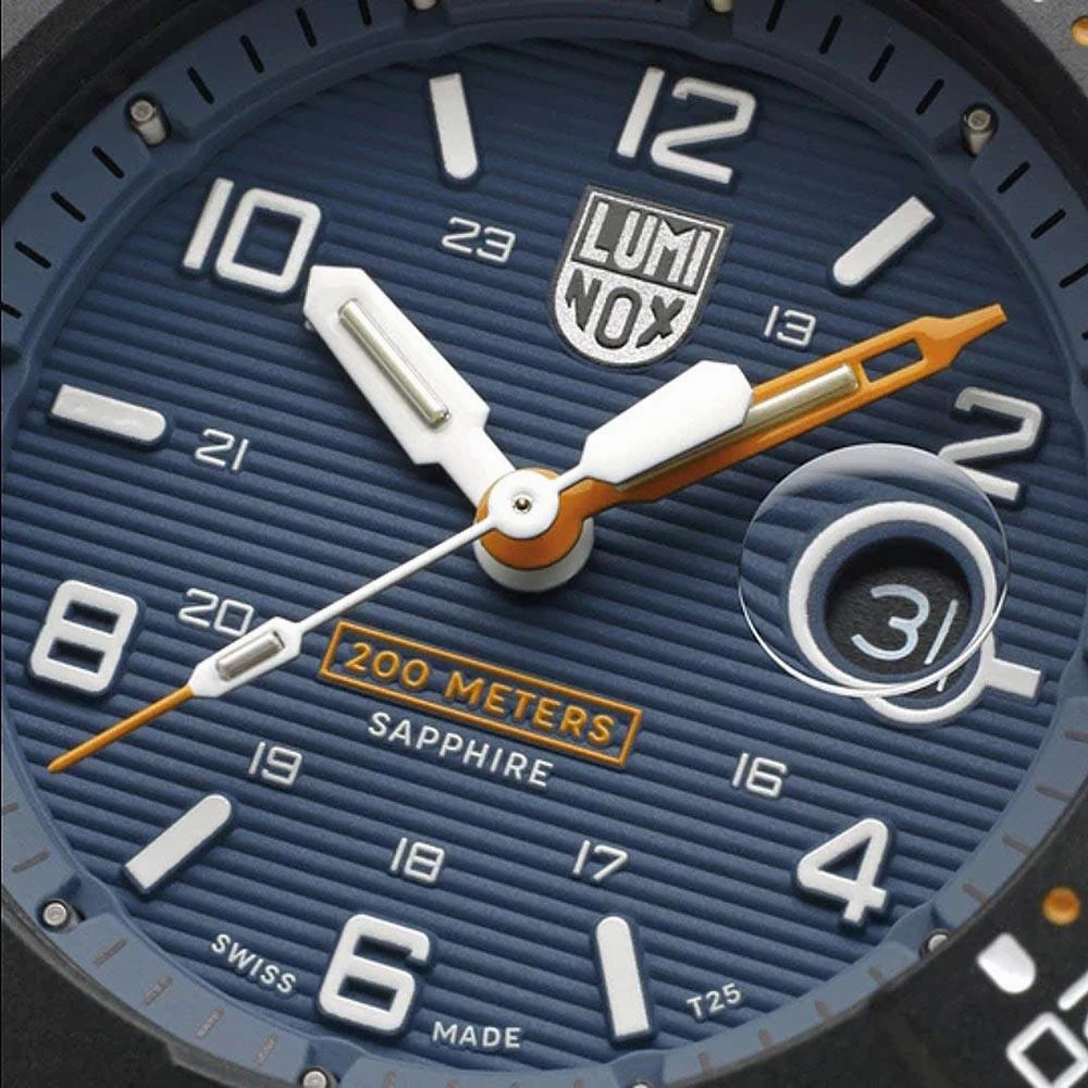 Luminox Men's Quartz Watch - Navy SEAL Foundation Black Rubber Strap | XS.3602.NSF
