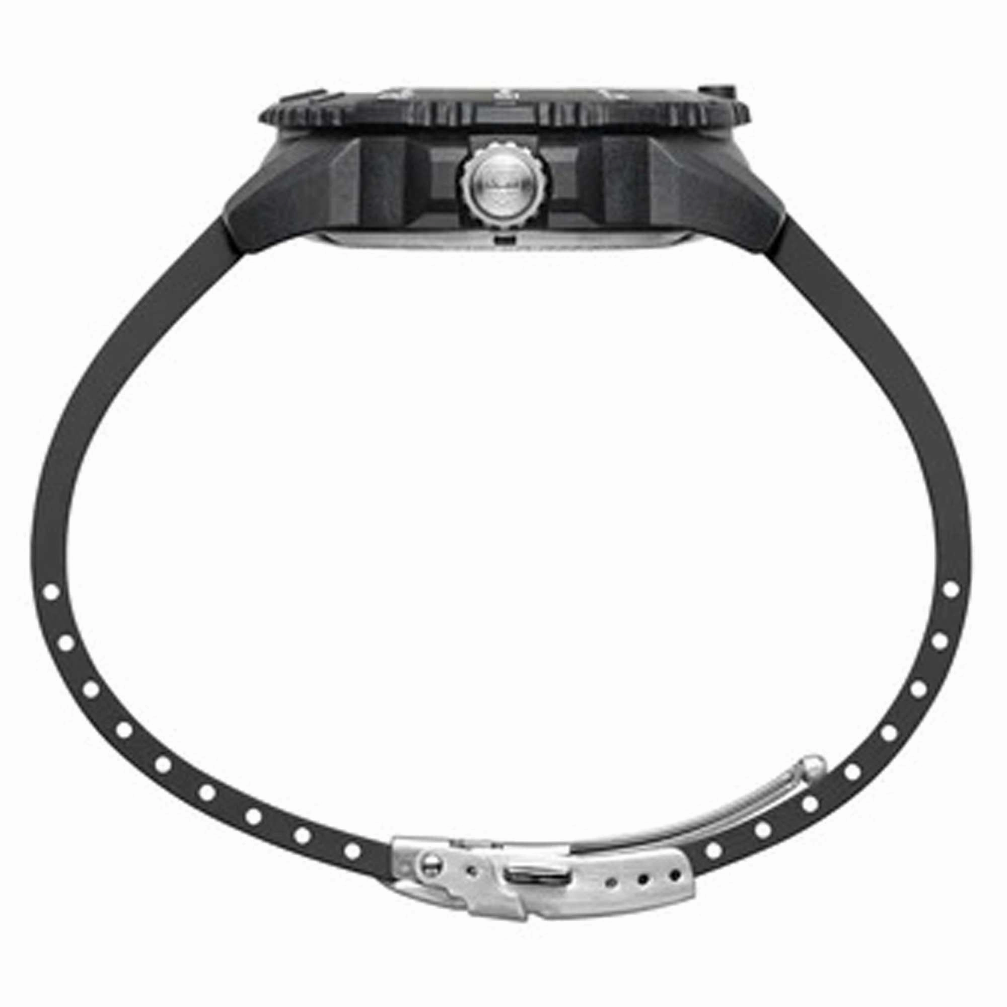 Luminox Men's Quartz Watch - Navy SEAL Foundation Black Rubber Strap | XS.3602.NSF