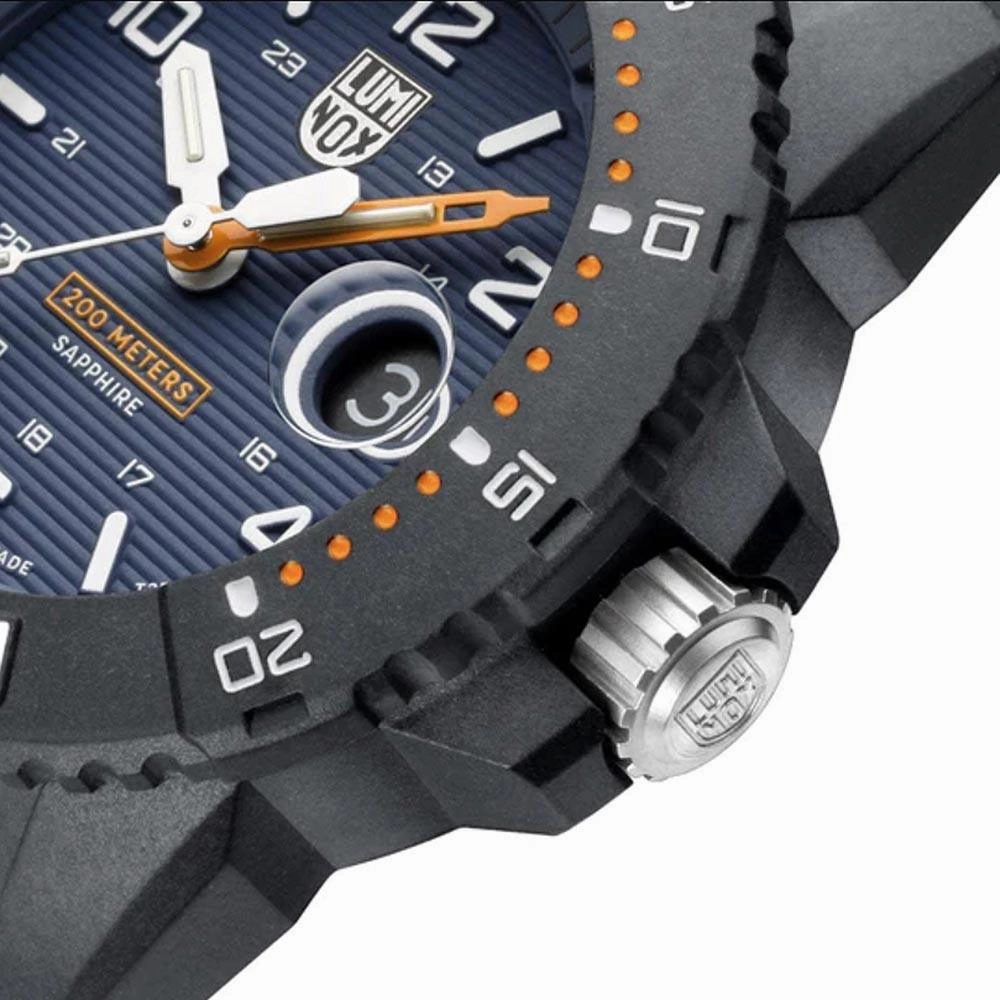 Luminox Men's Quartz Watch - Navy SEAL Foundation Black Rubber Strap | XS.3602.NSF