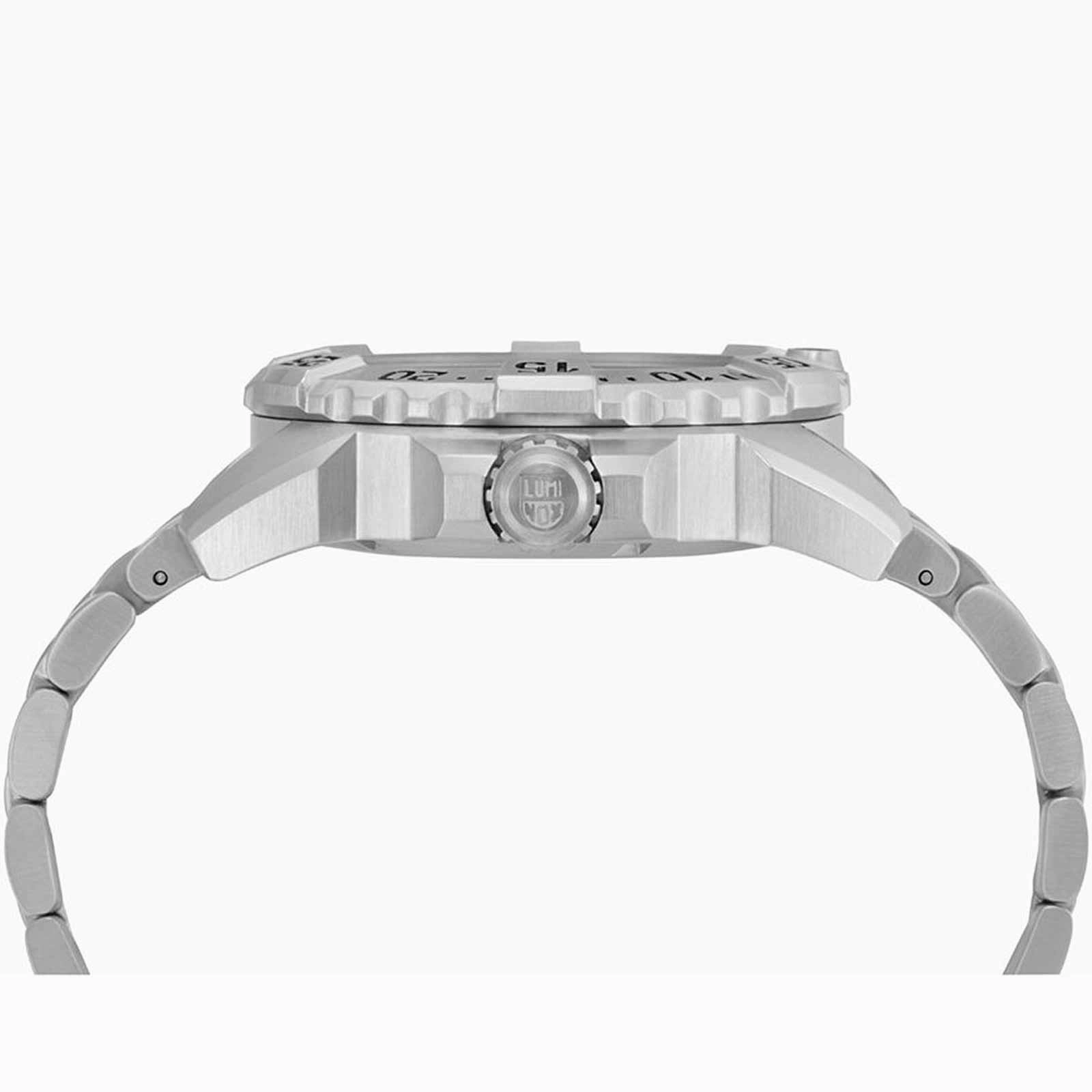 Luminox Men's Quartz Watch - Navy Seal Steel Blue Dial Silver Bracelet | 3254