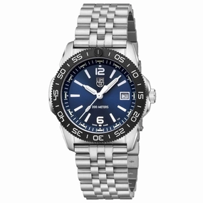 Luminox Men's Quartz Watch - Pacific Diver Ripple Blue Dial Bracelet | 3123.M.SET