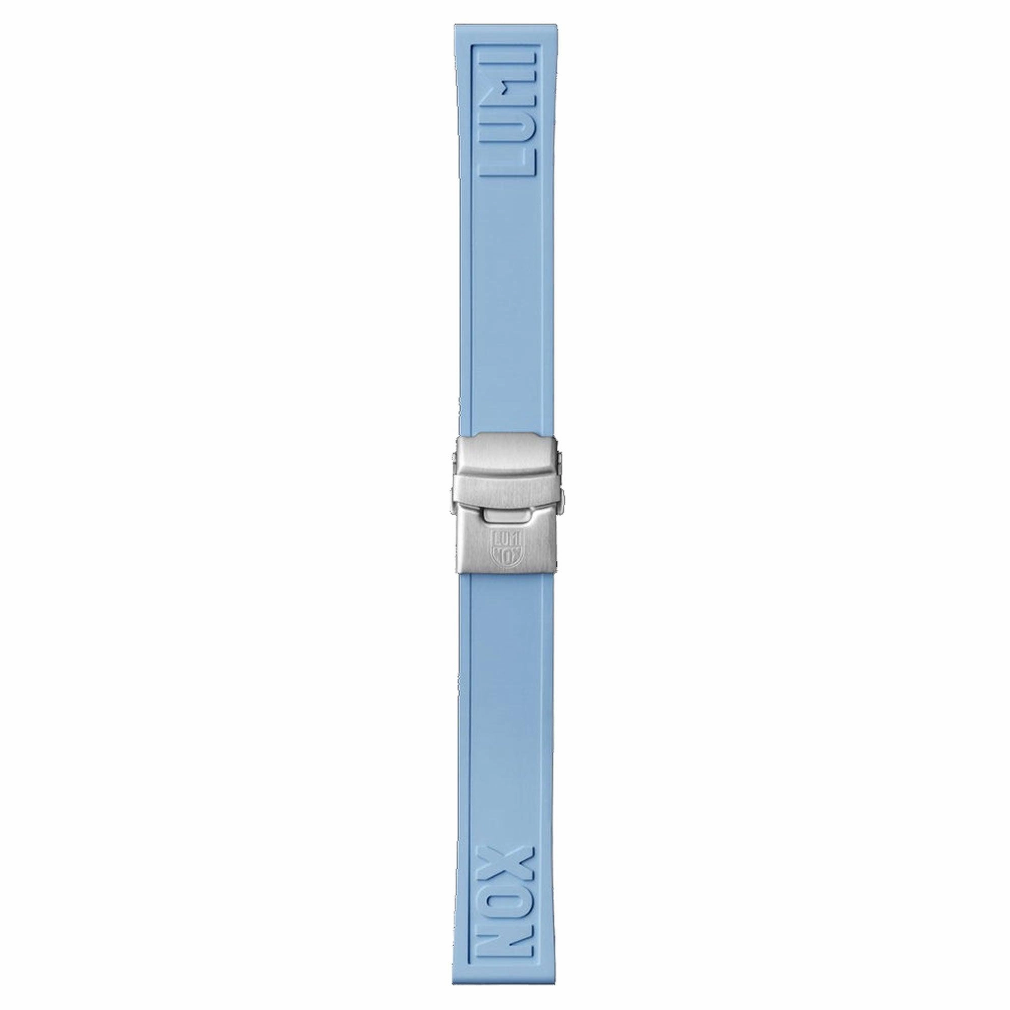 Luminox Men's Quartz Watch - Pacific Diver Ripple Coastal Blue Rubber Strap | 3124.M