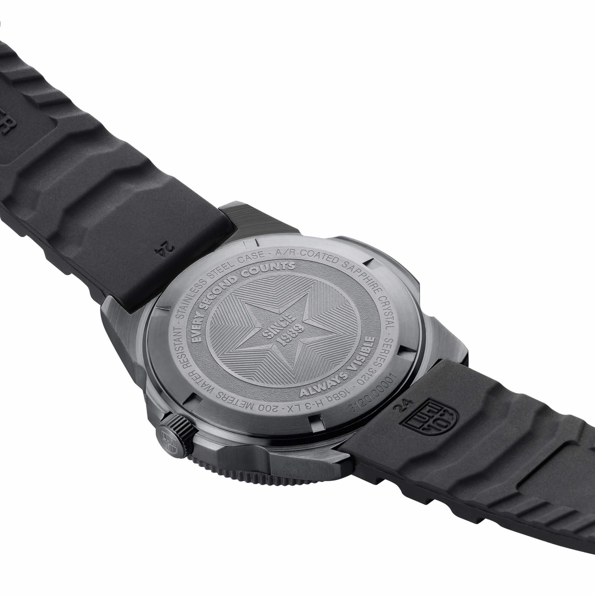 Luminox Men's Quartz Watch - Pacific Diver Rotating Bezel Black Strap | 3121.BO