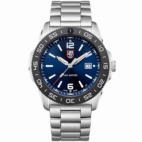 Luminox Men's Quartz Watch - Pacific Diver Rotating Bezel Blue Dial Bracelet | 3123