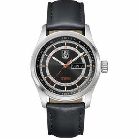 Luminox Men's Swiss Automatic Watch - Atacama Field Black and Silver Dial Strap | 1901