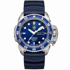 Luminox Men's Swiss Automatic Watch - Scott Cassell Deep Dive Blue Dial Strap | 1523